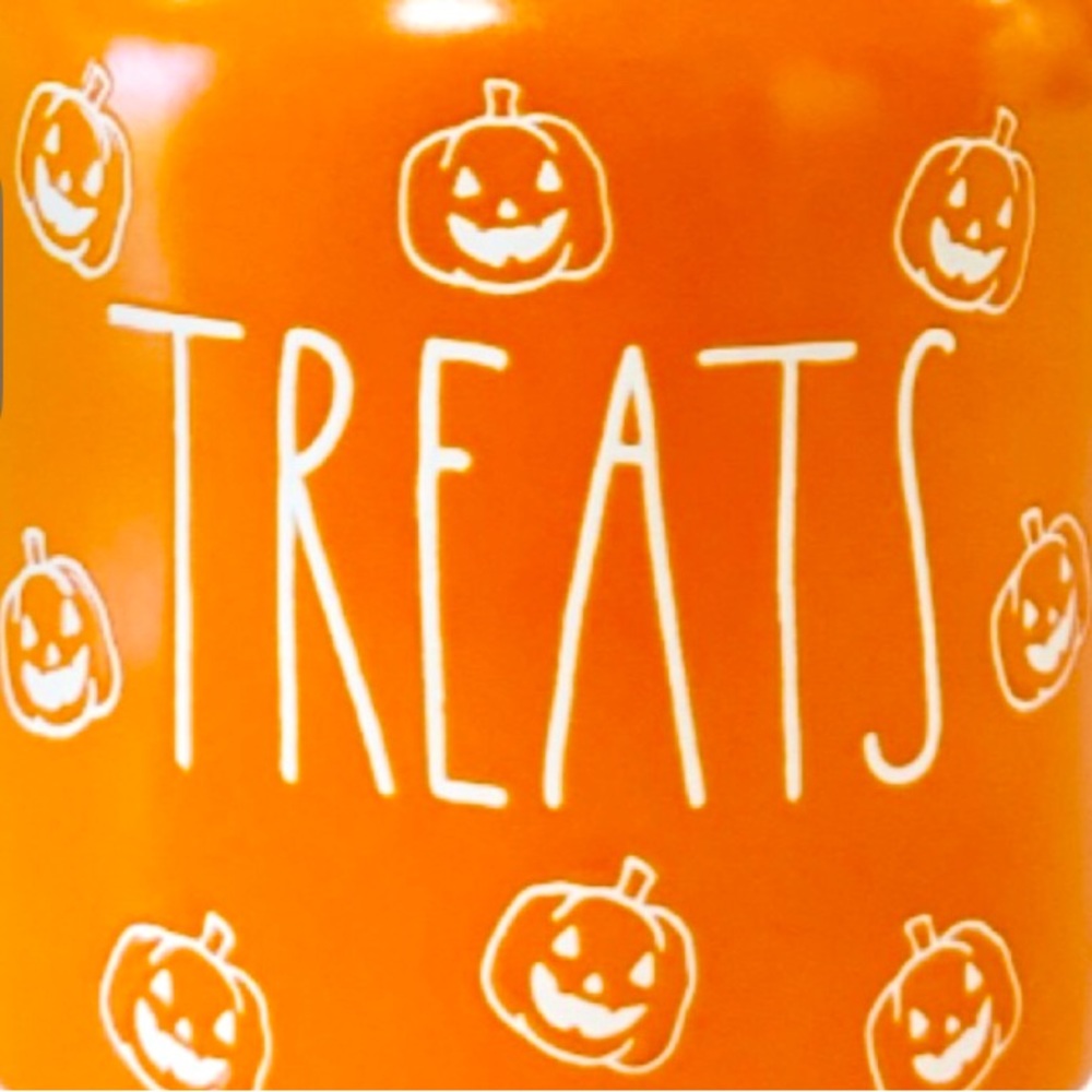 Rae Dunn Artisan Collection Fall Pumpkin Ceramic Treat Baby Canister Cookie Jar - Picture 2 of 11